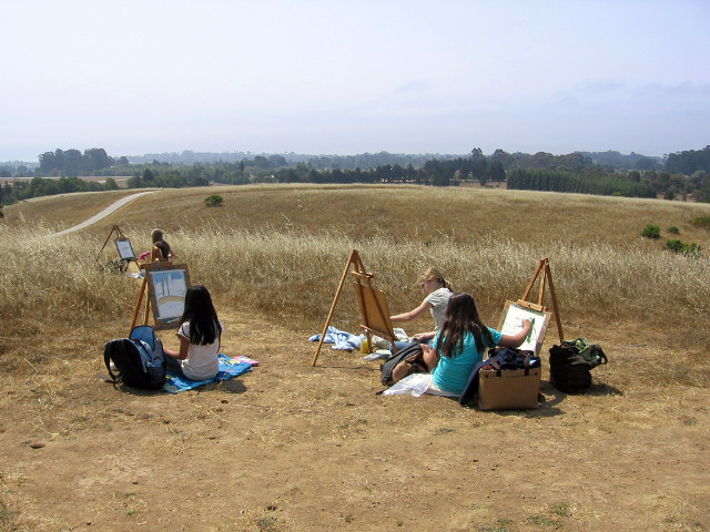 Landscape Art Students